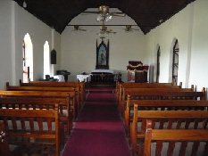 Inside the white church