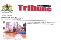 Report on Lagos floods